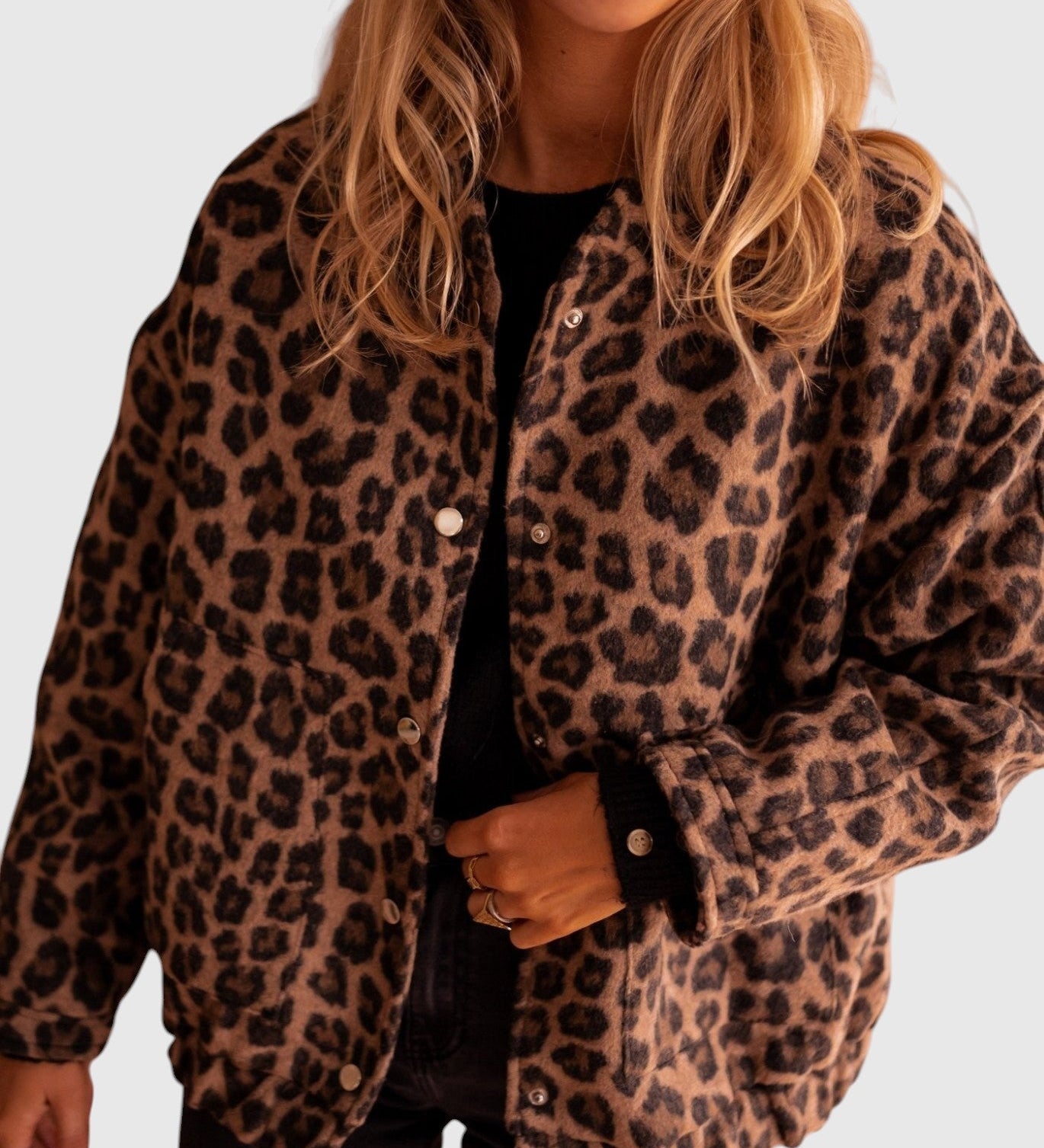 Charlene - Podzimní kabát z kožešiny pro ženy