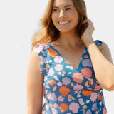 Bikini s volánky a podporou prsou