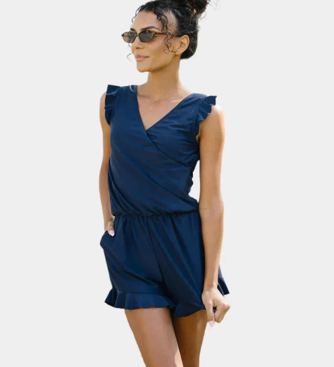 Bikini s volánky a podporou prsou