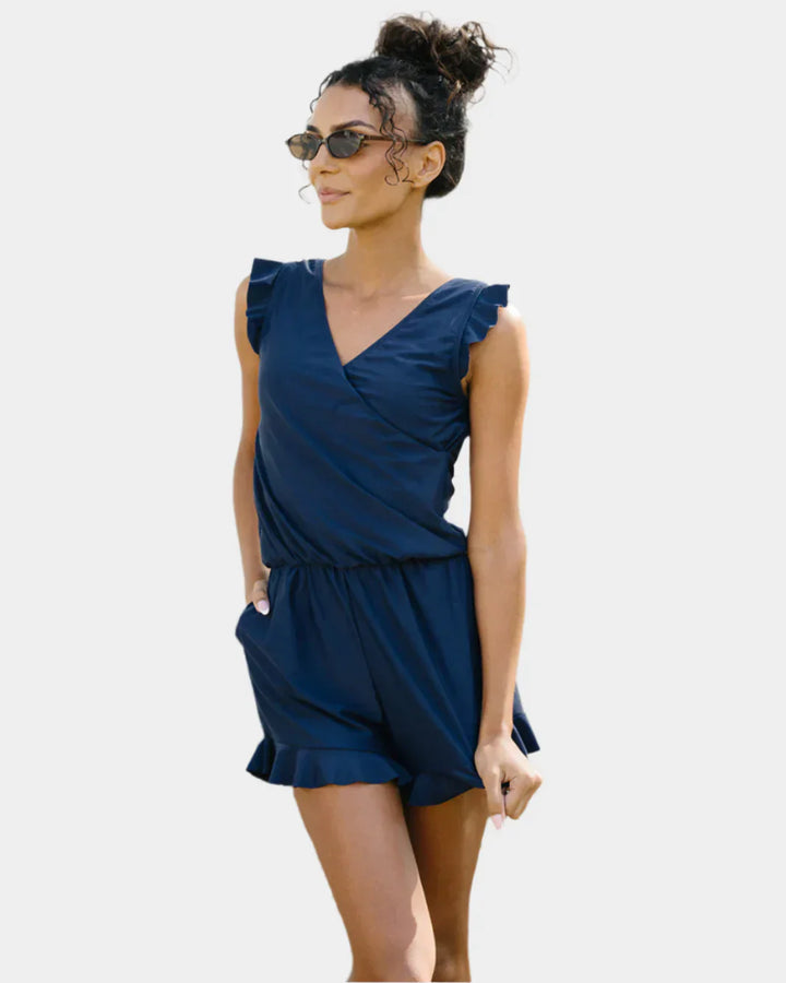 Bikini s volánky a podporou prsou