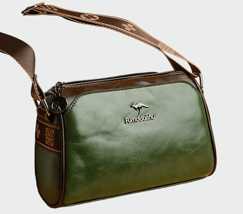 Klasická kožená taška přes rameno