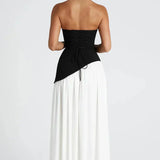 Maxi šaty s elegantním potiskem